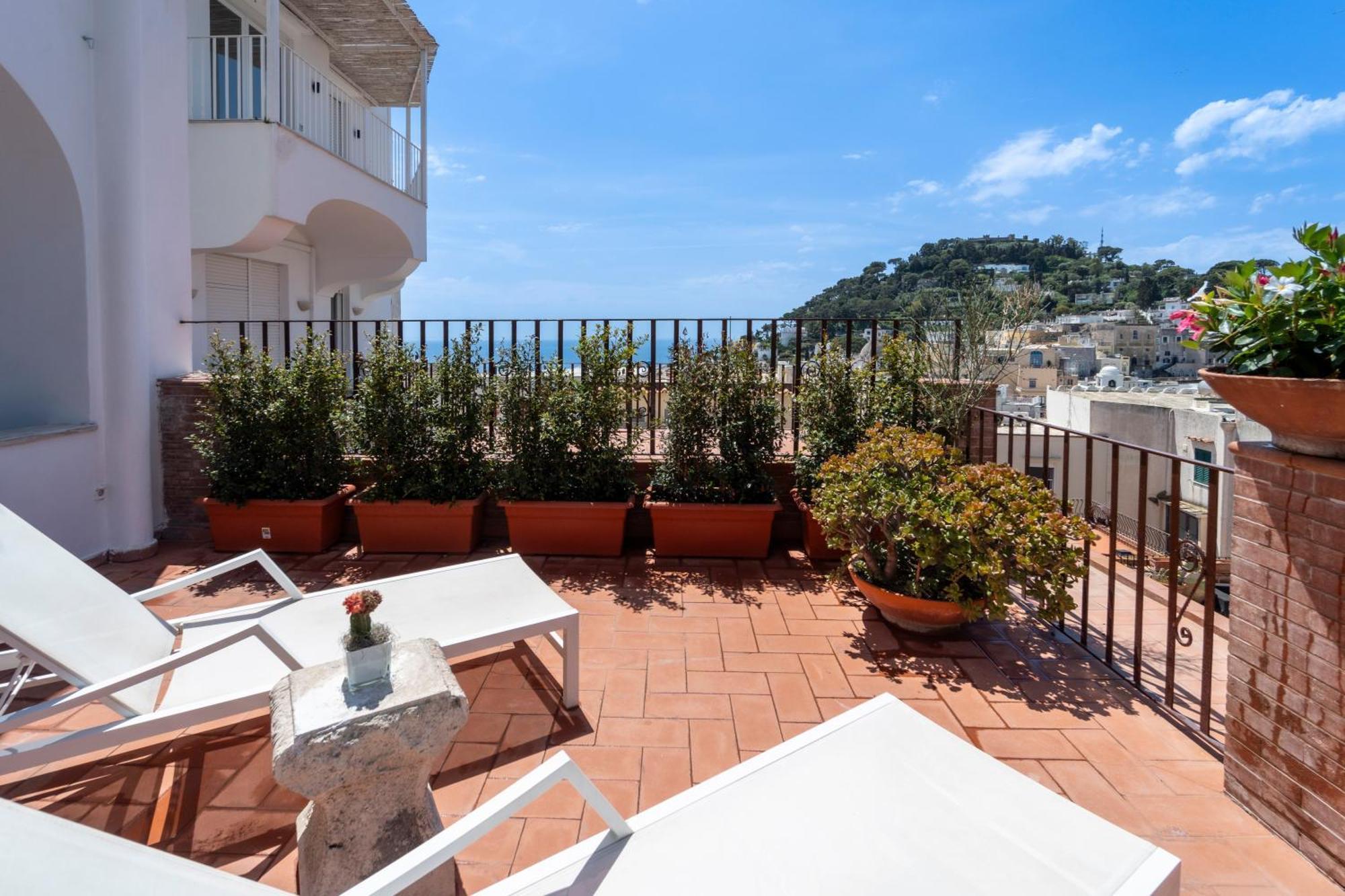 Ferienwohnung Sunbliss Capri Exterior foto
